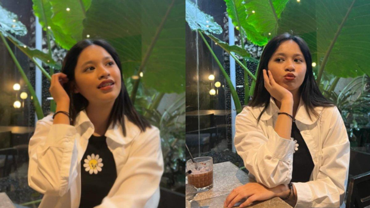Shakiena mengunggah fotonya ke Instagram dengan pose yang manis