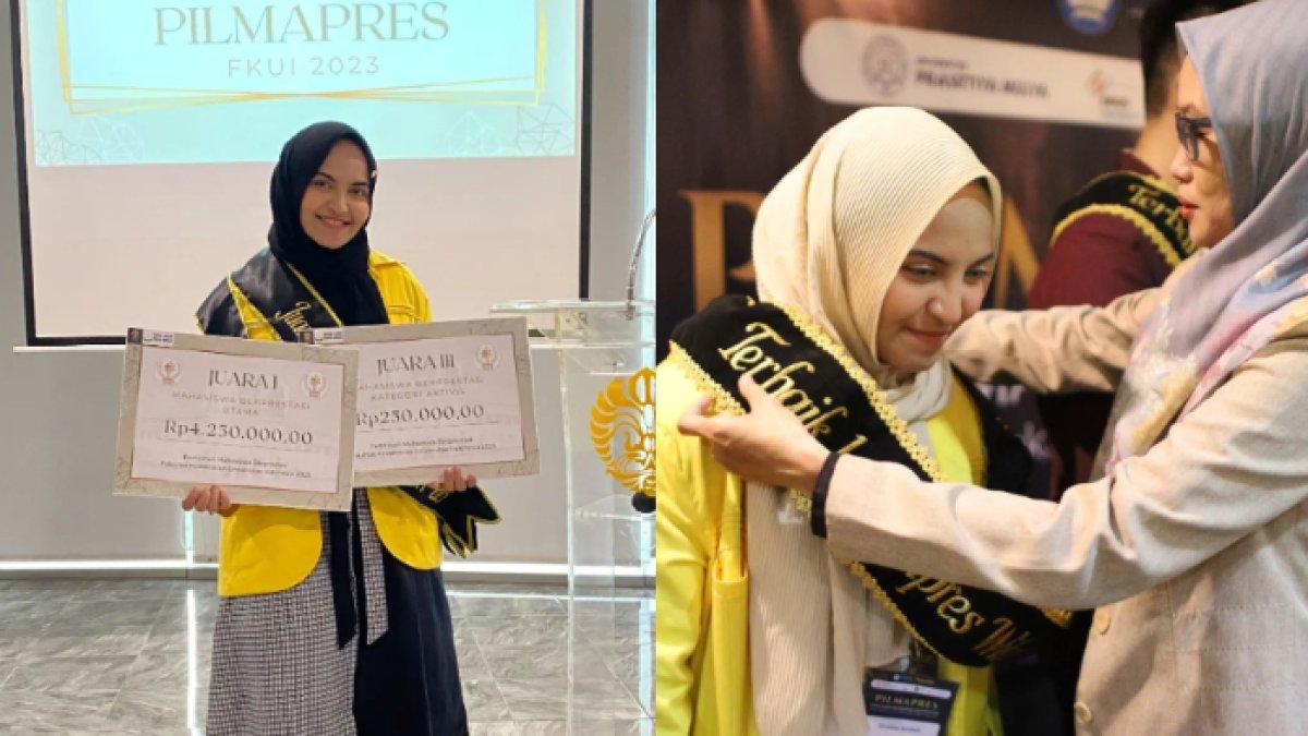 Shakira Amirah termasuk mahasiswi yang berprestasi.