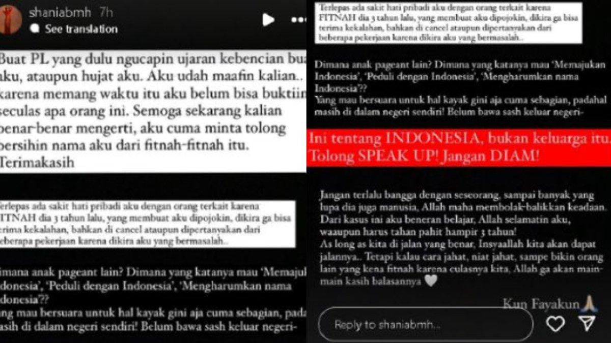 Shania Hamdun merasa terbongkarnya sifat Erina Gudono menjadi pembalasan sakit hatinya