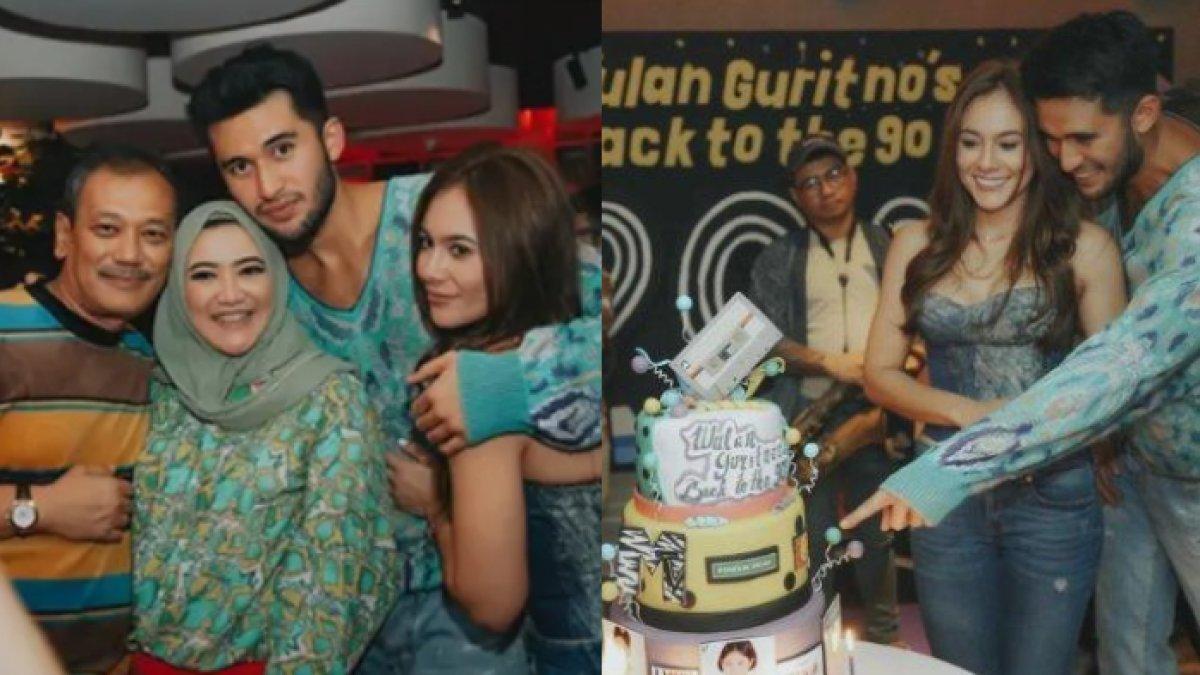 Shanty hadir bersama sang suami di ultah Wulan Guritno