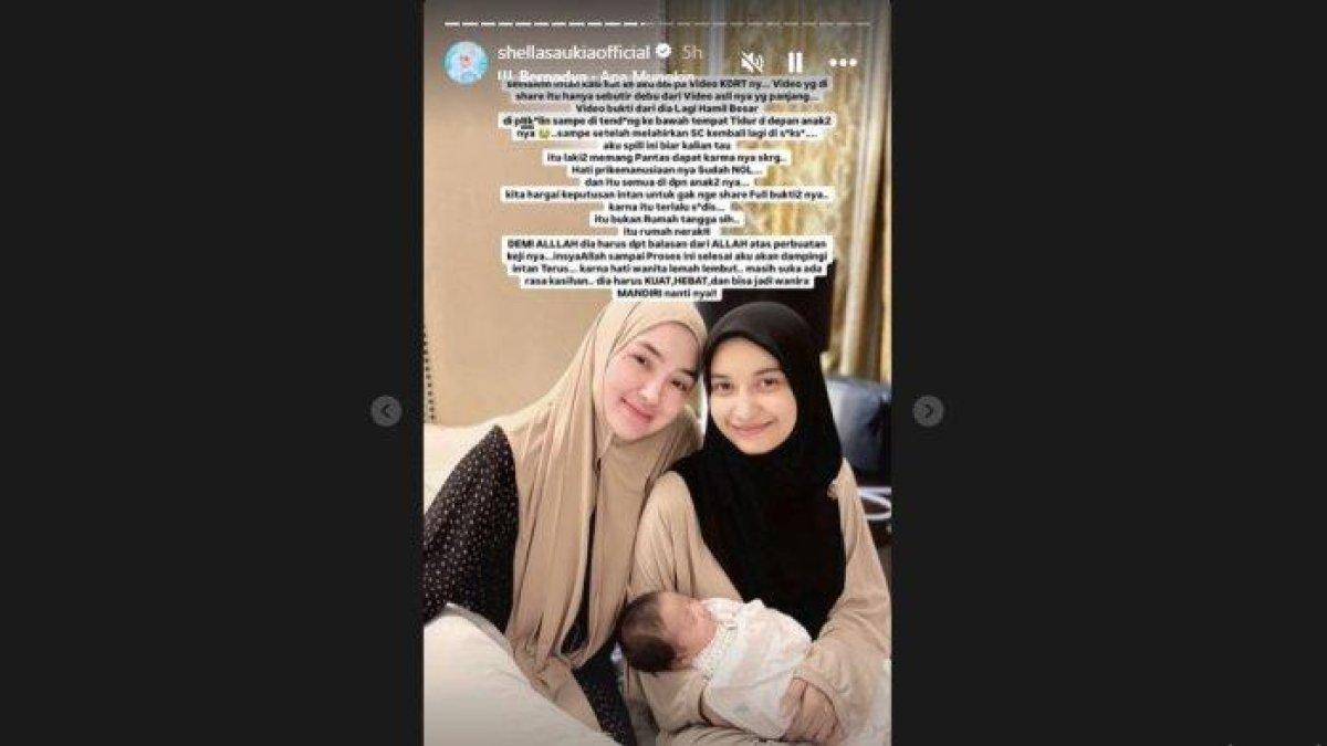 Shella Saukia mengungkap KDRT