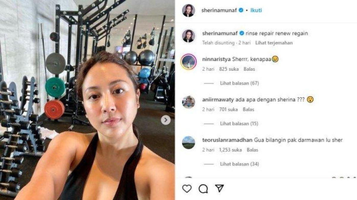 Sherina tidak lagi mengikuti akun media sosial sang suami