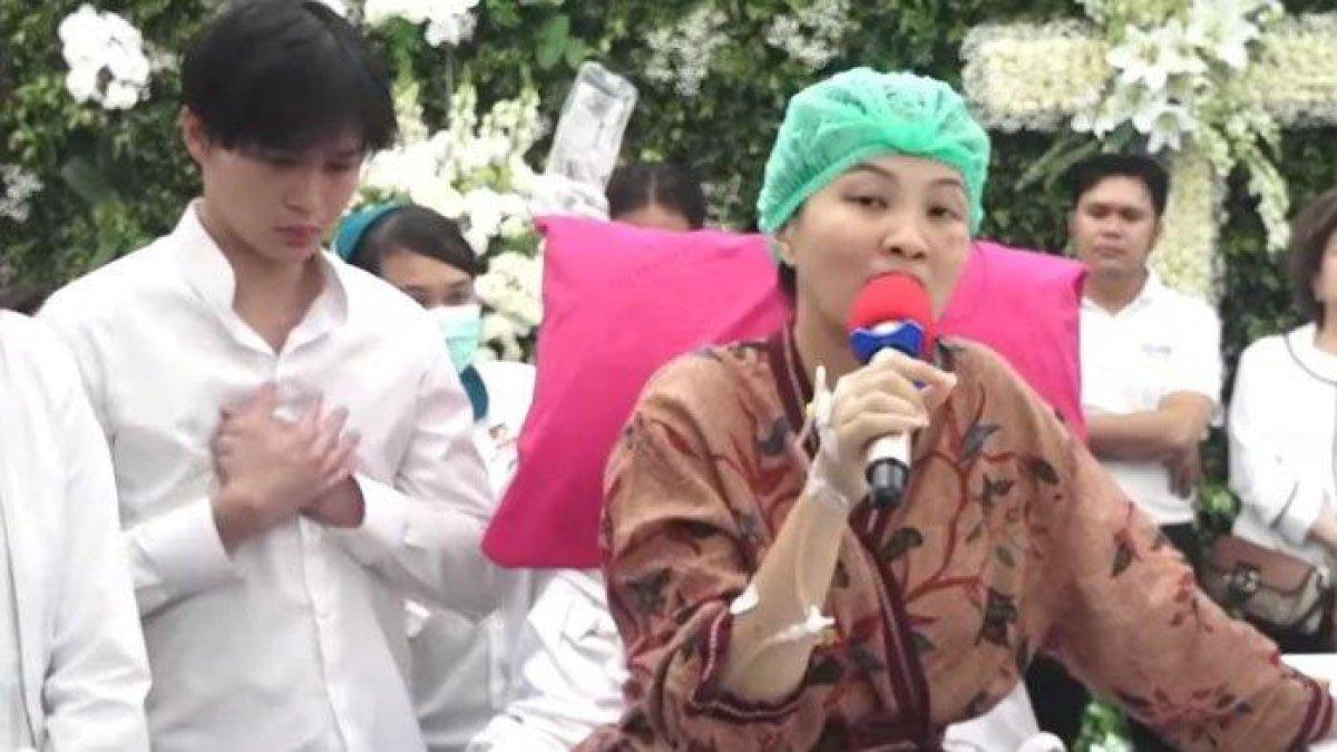 Sherly menceritakan detik-detik saat sang suami meregang nyawa secara mengejutkan.