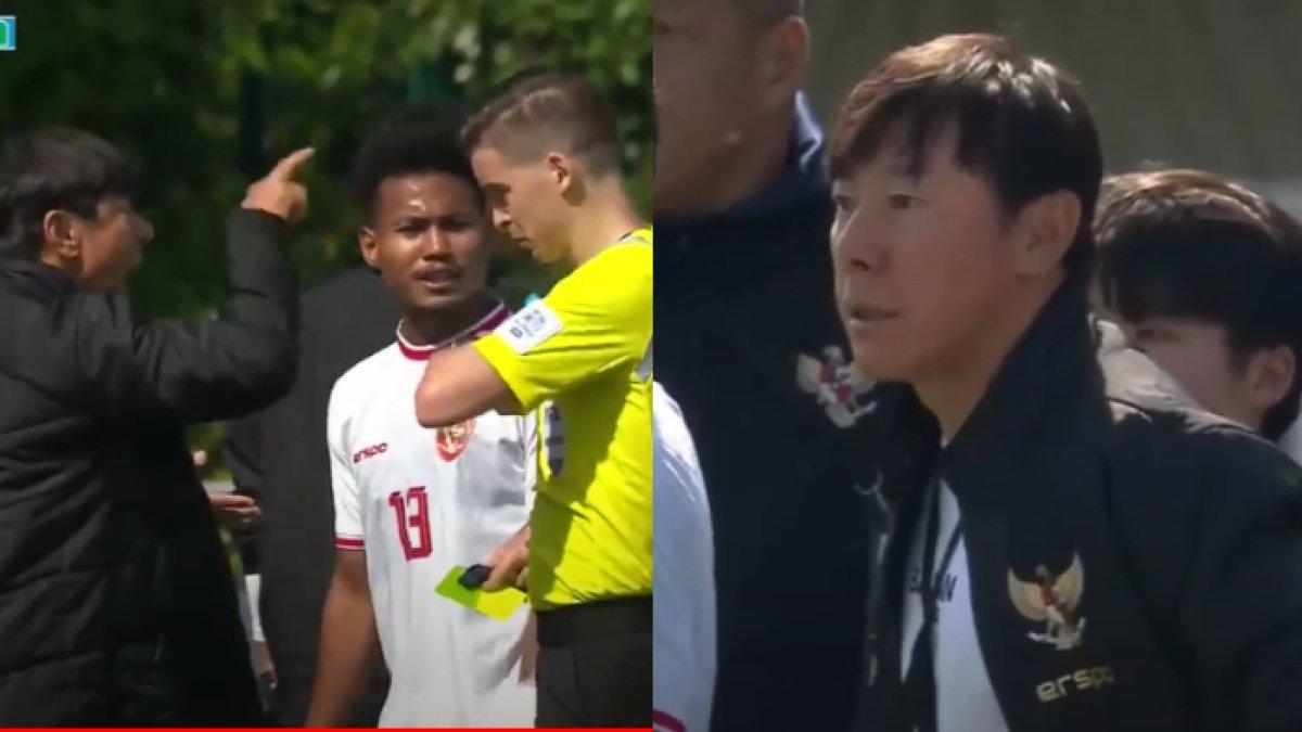 Shin Tae-yong ngamuk ke wasit