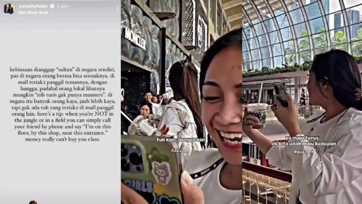 Sindiran Sarah Sechan soal Sultan yang teriak di mall