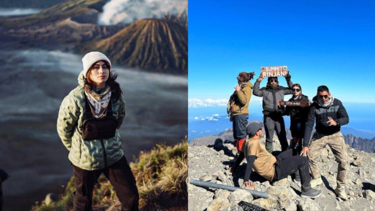 Sintya Marisca juga hobi naik gunung