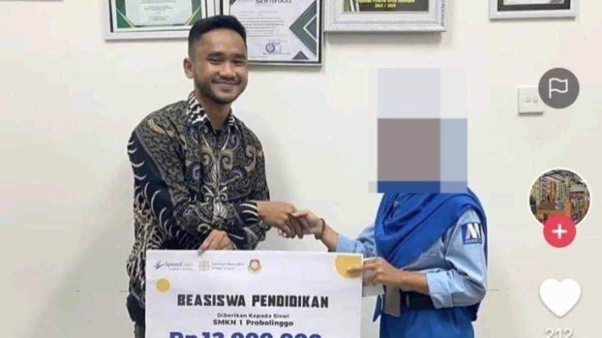 Siswi magang yang dibentak seleb TikTok di Probolinggo dapat beasiswa