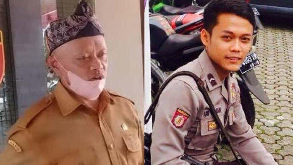Sosok Arif Lukman Nurhakim (kanan), anak dari Mulyana (kiri) sekaligus keponakan Yosef tersangka kasus Subang.