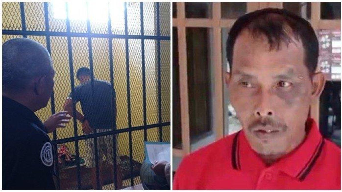 Sosok Brigpol BR tinju warga