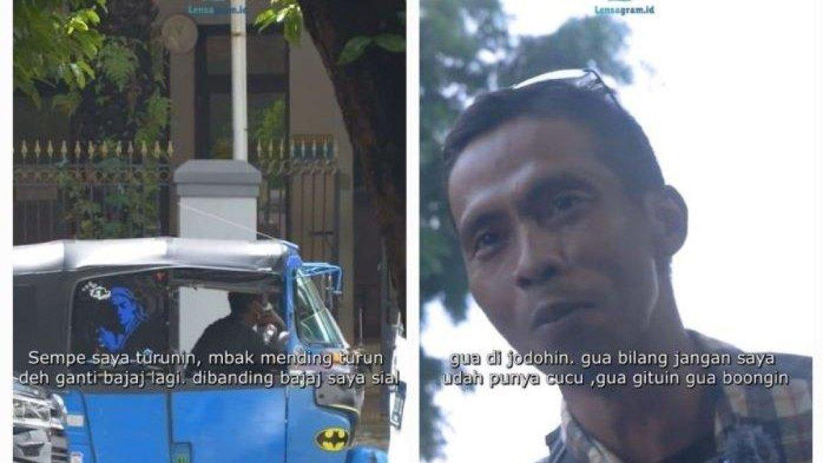 Sosok Hendi Saputra, punya banyak cerita unik jadi sopir bajaj selama 15 tahun.