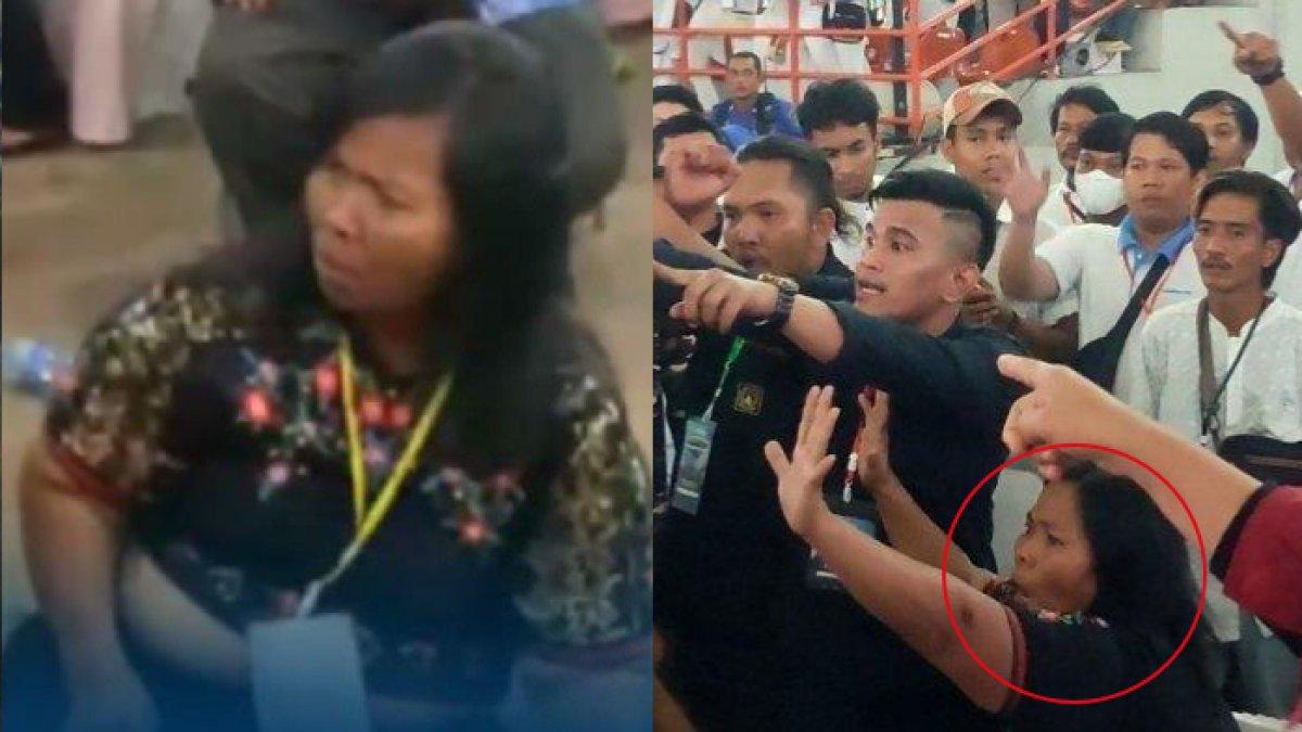 Sosok Roida Simbolon, wanita siram air dan lempar sandal saat Jokowi kunjungan