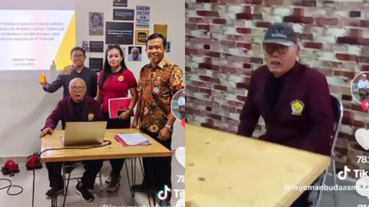 Sosok kakek 80 tahun jalani sidang proposal skripsi