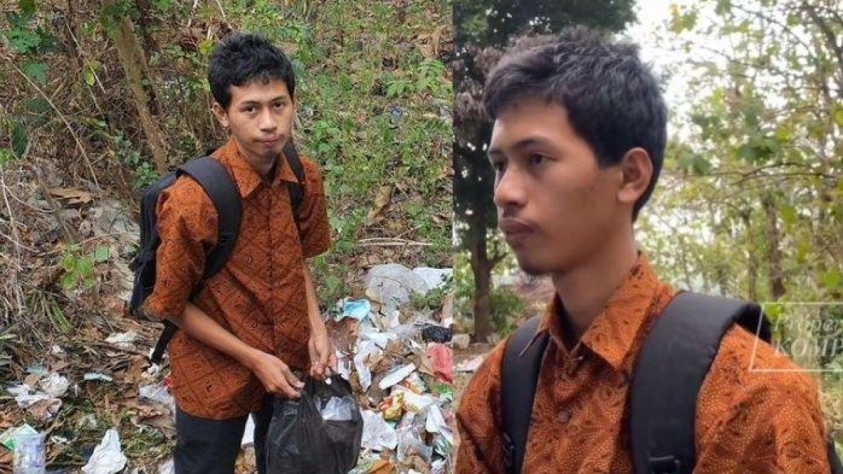 Sosok remaja tak malu jadi pemulung sepulang sekolah