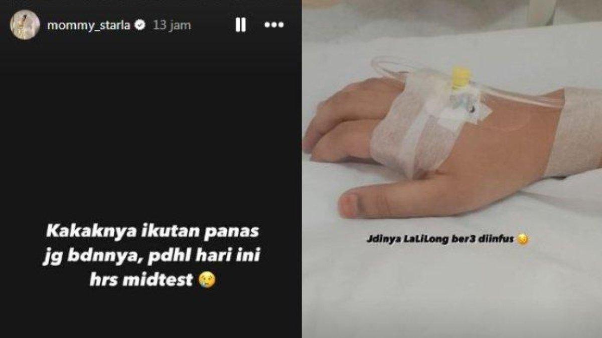 Starla ikutan sakit seperti adik-adiknya