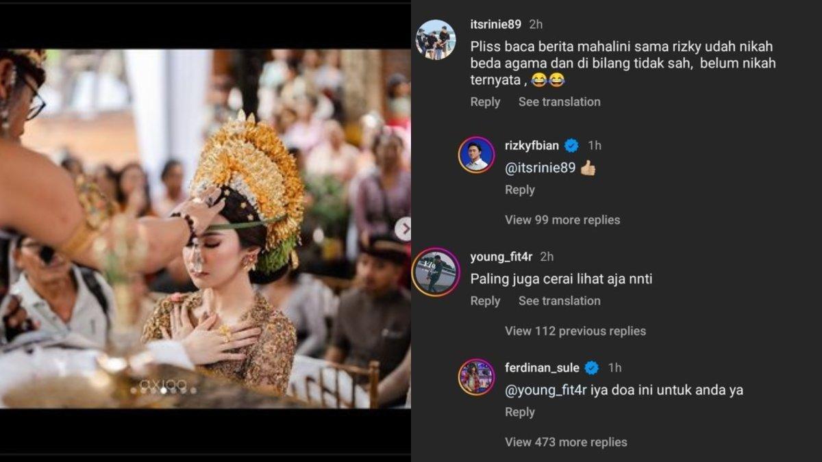 Sule semprot haters yang doakan buruk Rizky Febian dan Mahalini