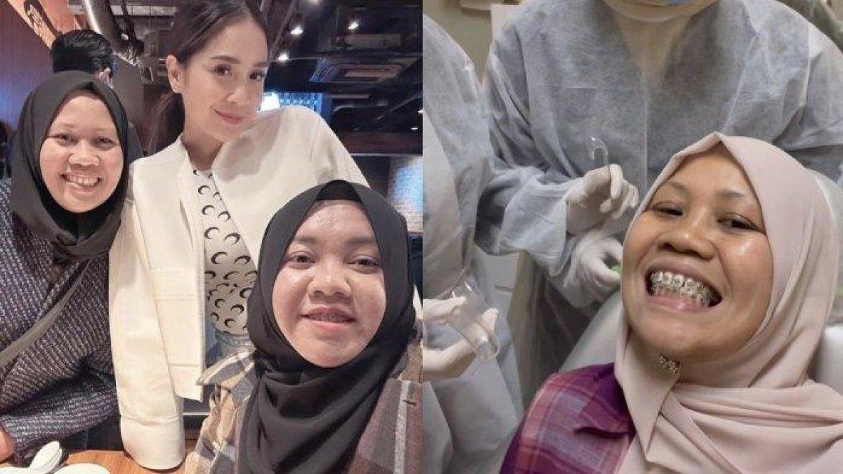 Sus Rini, pengasuh Rayyanza dapat fasilitas perawatan gigi dari Raffi Ahmad dan Nagita Slavina.