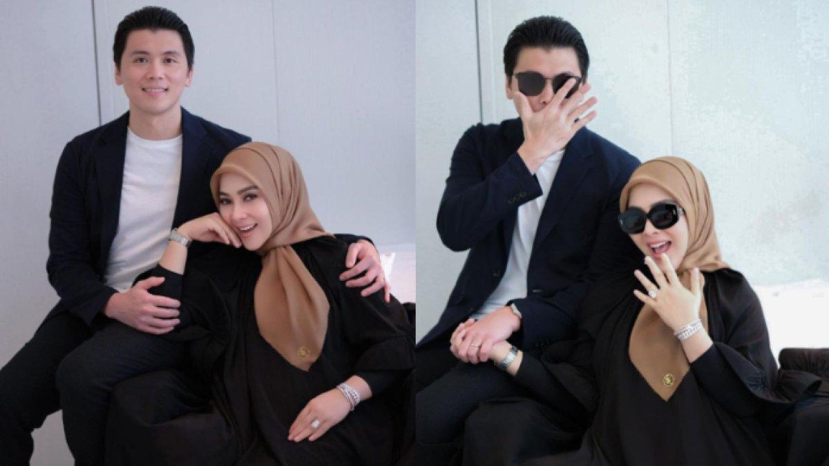 Syahrini menikahi Reino Barack yang usianya 4 tahun lebih muda darinya.