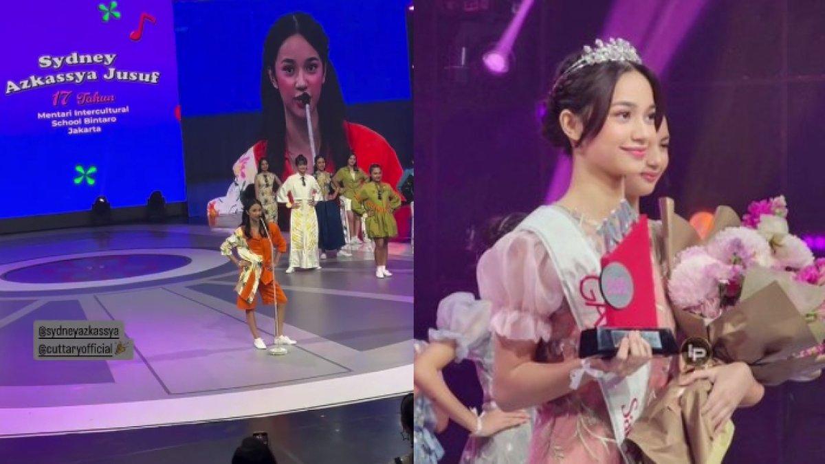 Sydney Azkassyah Yusuf, anak Cut Tari juara GADIS Sampul 2024