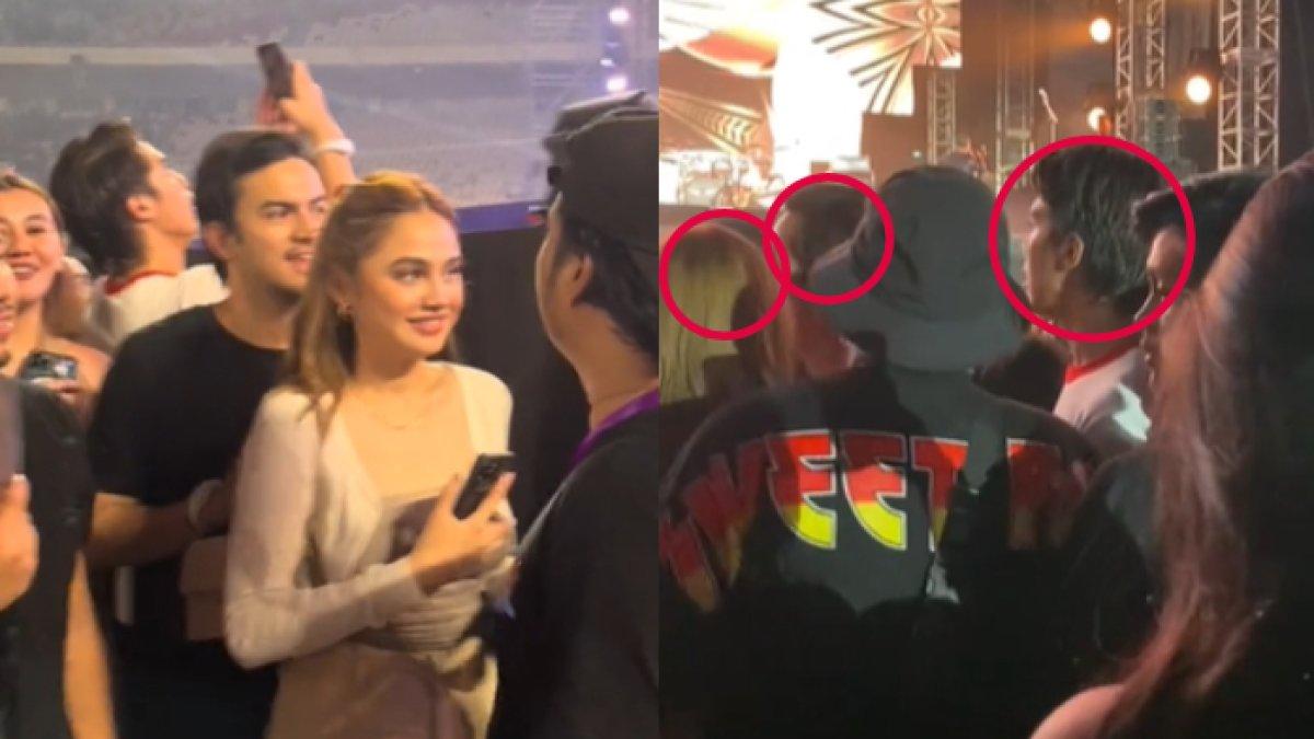 Syifa Hadju, Rizky Nazar, dan El Rumi nonton konser Dewa 19