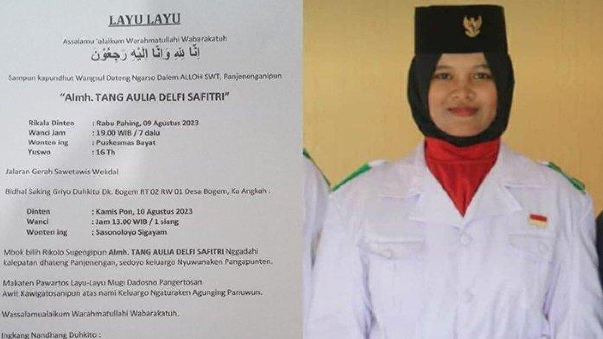 TA (16) siswi asal Desa Bogem