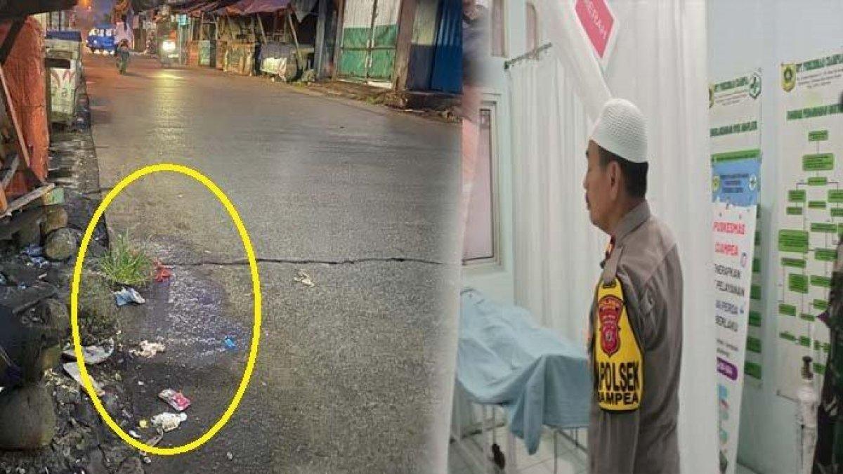 TKP pelajar SMK di Bogor tewas dibacok saat membeli pulsa, awalnya dikira tawuran.