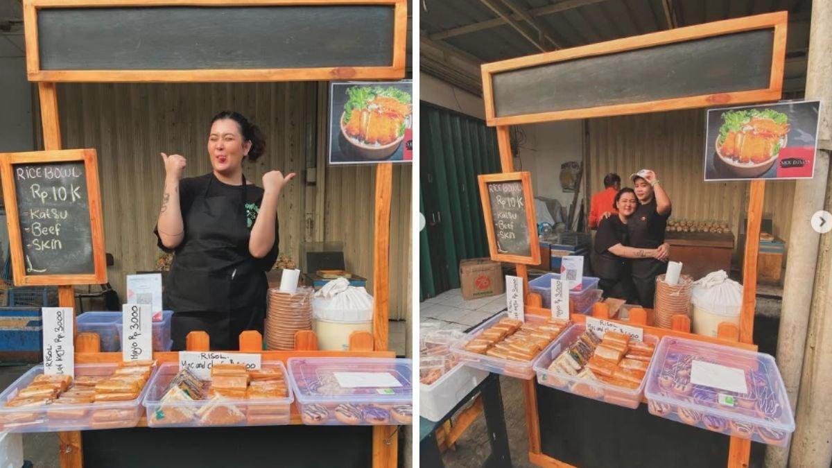 Talitha Curtis banting tulang berjualan makanan di pinggir jalan