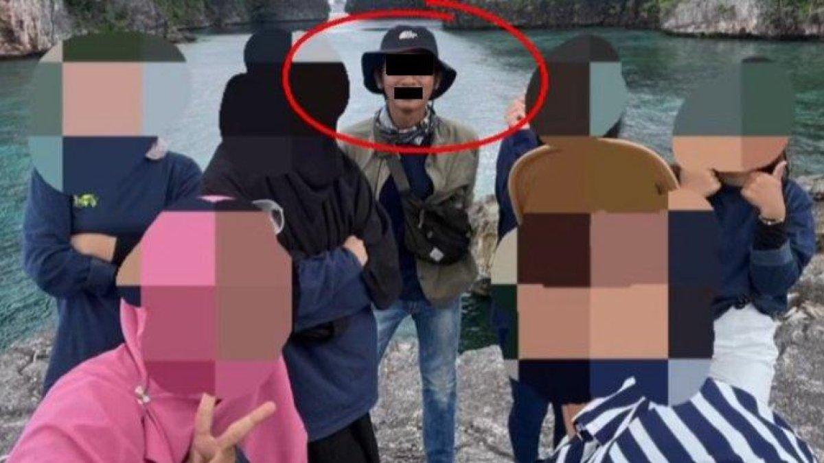Tampang pelaku yang merekam dan menyebarkan video wanita lagi mandi