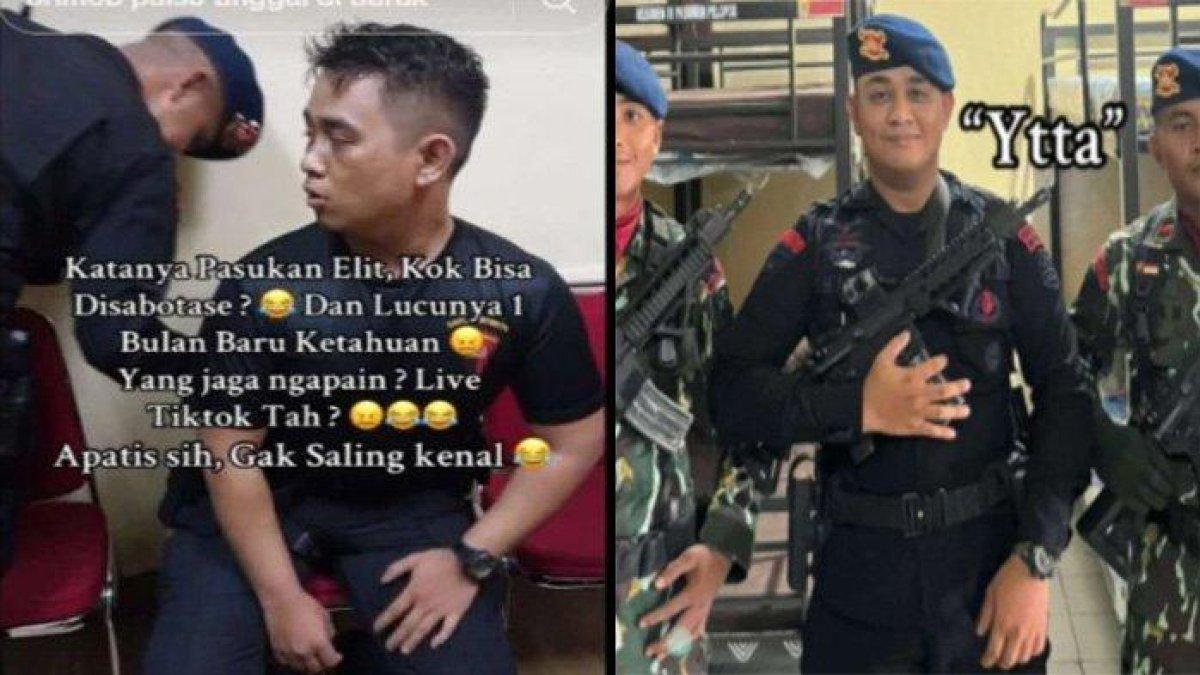 Tampang polisi gadungan meyelinap ikut latihan dan tinggal di barak Mako Brimob