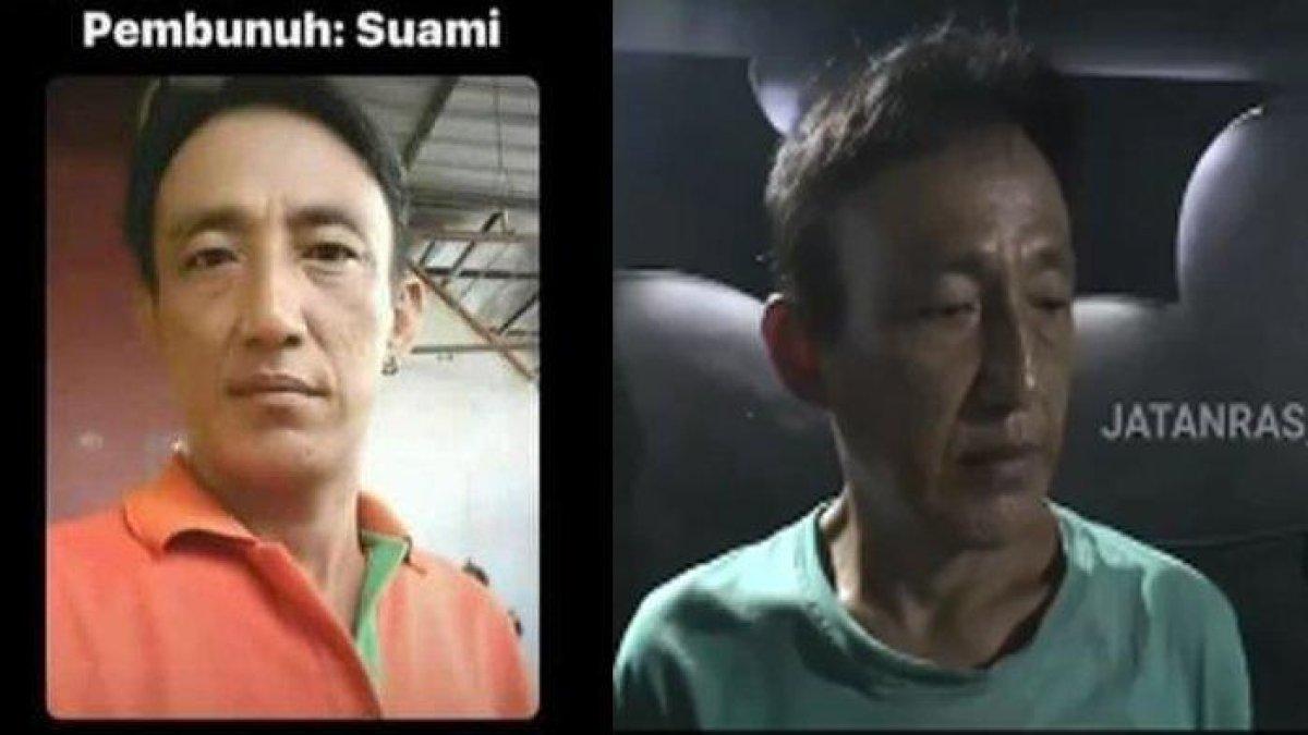 Tampang suami di Makassar yang tega membunuh dan mengecor mayat istrinya selama 6 tahun.