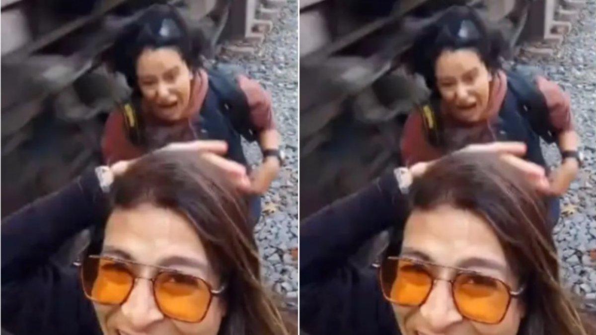 Tangan wanita tersambar kereta buntut selfie terlalu dekat, berakhir dilarikan ke rumah sakit