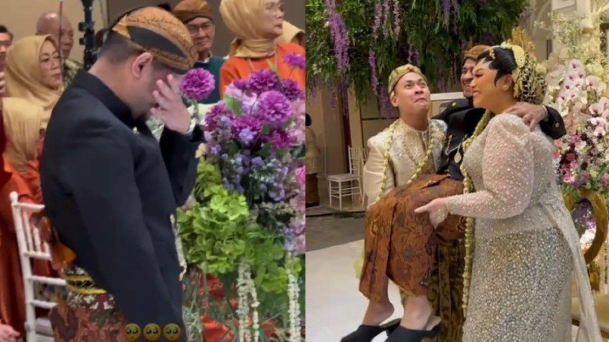 Tangis haru Fadil Jaidi melihat sahabatnya, Clarissa Putri menikah