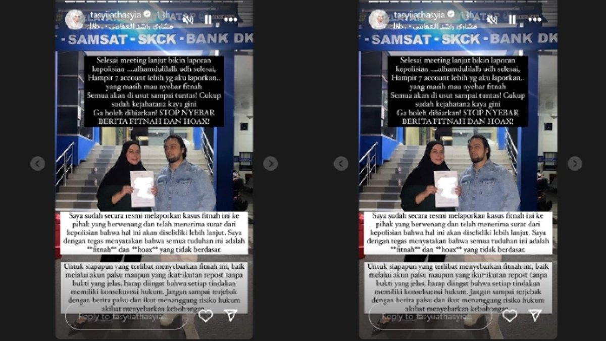 Tasyi Athasyia lapor polisi, merasa difitnah