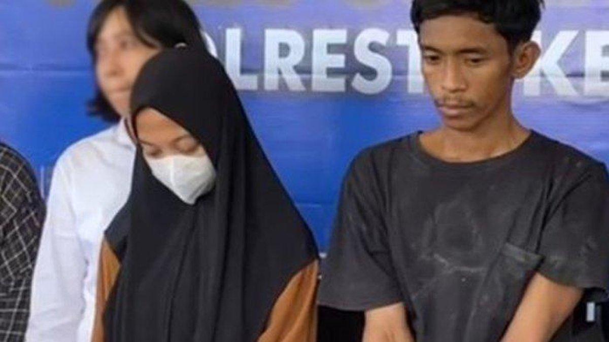 Terbongkar skenario keji seorang menantu tega membunuh mertuanya sendiri di Kendari. Menantu bernama Novi Damayanti (kiri) itu nekat menyewa pembunuh bayaran (kanan)