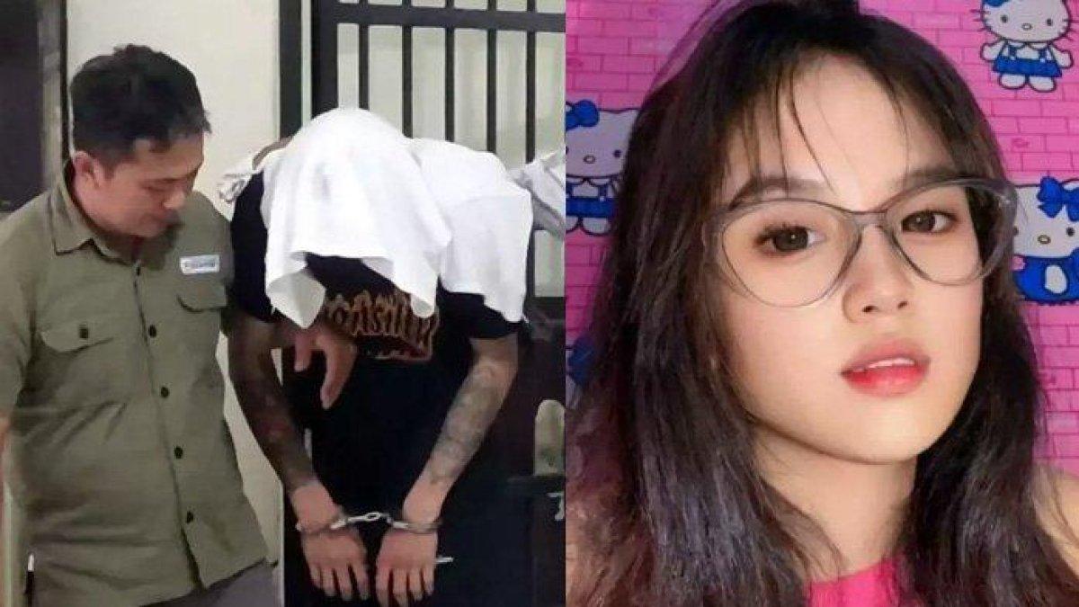 Terduga pembunuh Fitria Wulaandari, Rahmat Agil alias Alung ditangkap petugas satreskrim Polseta Bogor Barat, Minggu 3 Desember 2023 siang