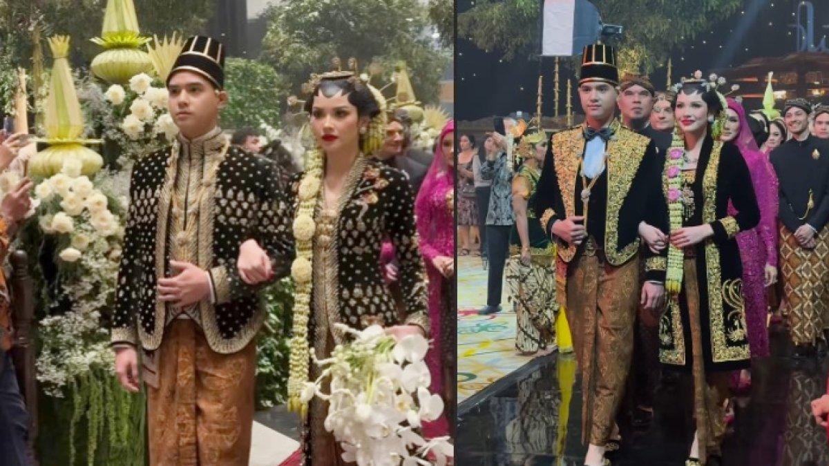 SOUVENIR NGUNDUH MANTU - Terungkap isi souvenir di acara ngunduh mantu Al Ghazali dan Alyssa Daguise. Bukan barang mewah, ada makanan ringan hingga bros jawa.