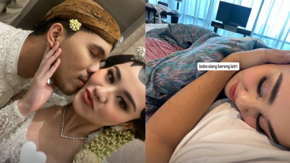 Thariq Halilintar cium pipi dan tidur siang bareng Aaliyah Massaid