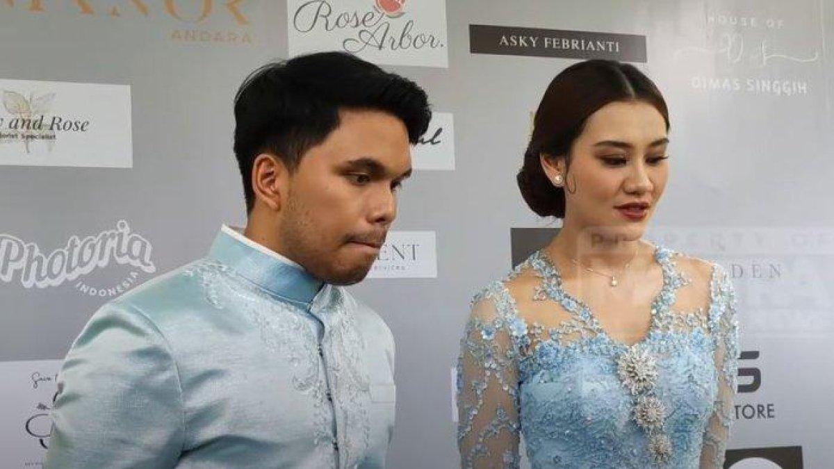 Thariq Halilintar dan Aaliyah Massaid usai gelar lamaran