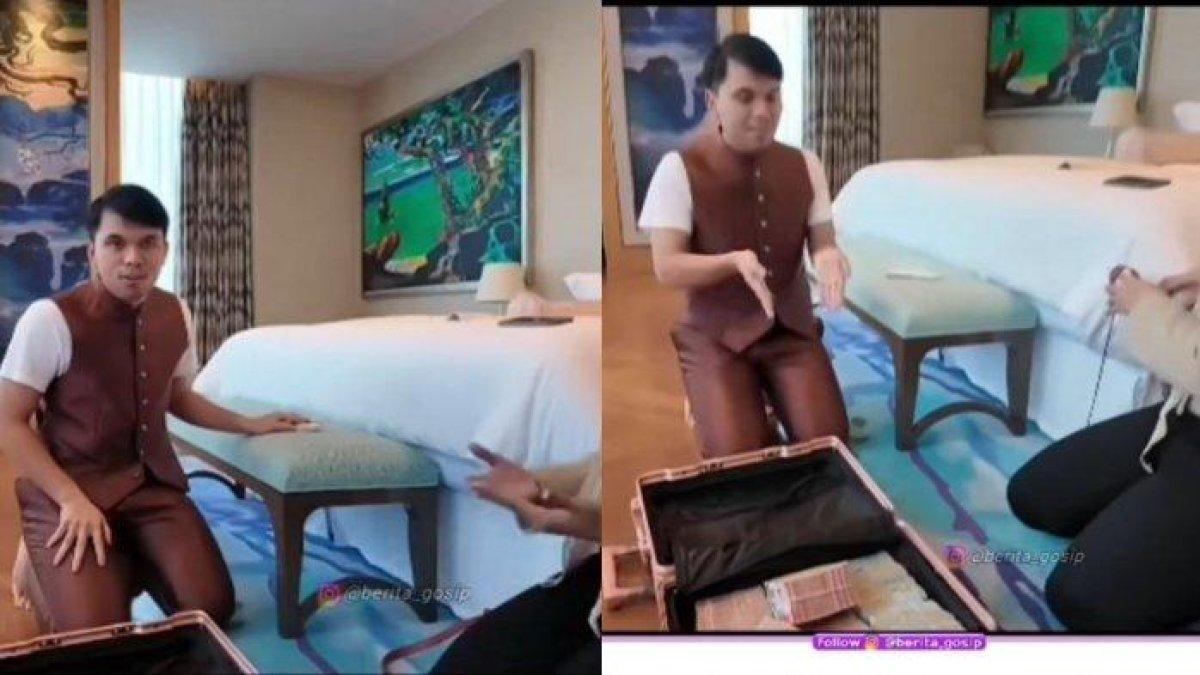 Thariq dan Aaliyah dapat uang sekoper dari Putra Siregar