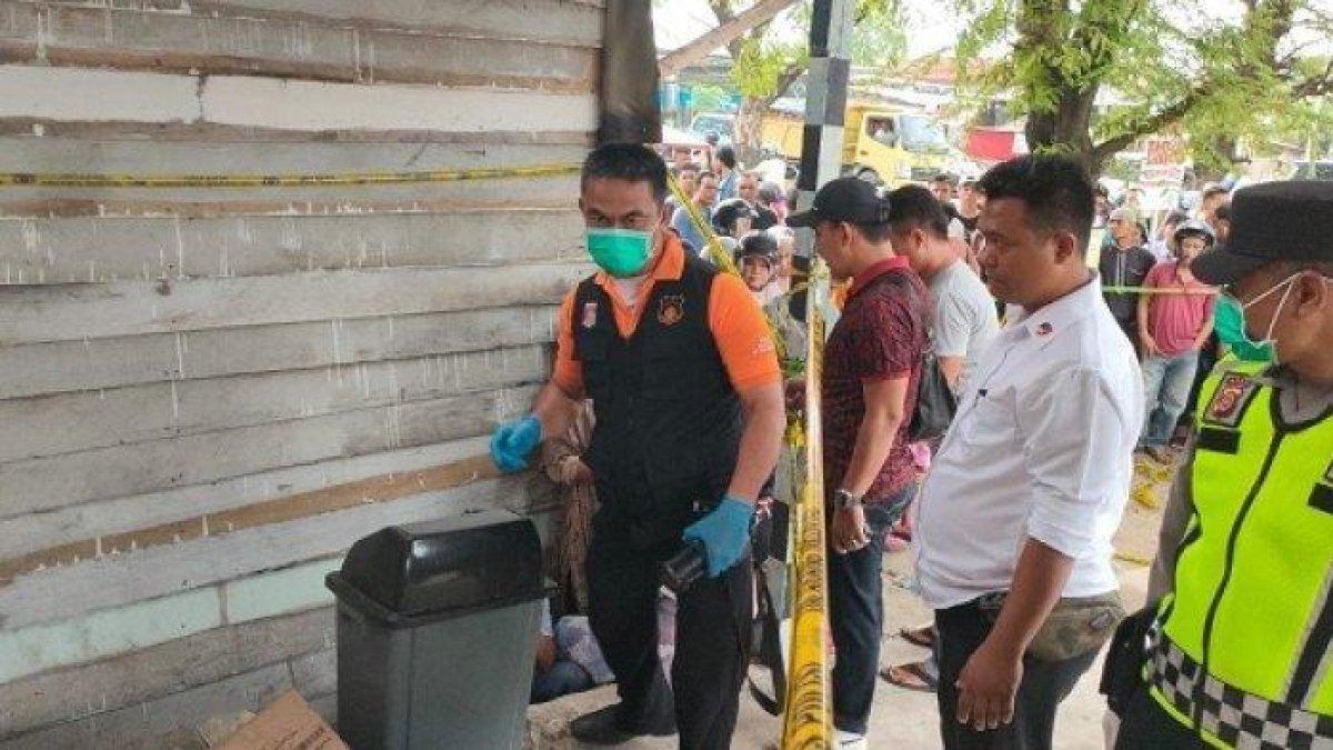 Tim Inafis melakukan olah TKP