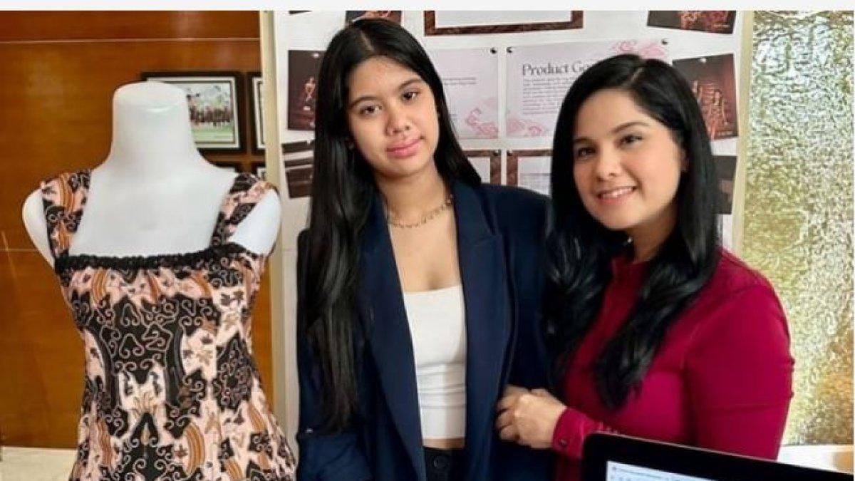 Tinggi Almira di usia 16 tahun rupanya sudah mencapai 170 cm.