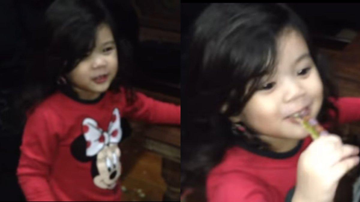 Tingkah lucu Safeea Ahmad ketika masih balita