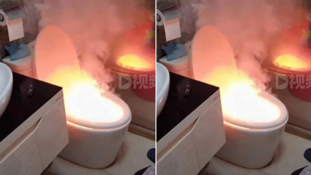 Toilet pintar terbakar di China saat digunakan pemilik rumah.