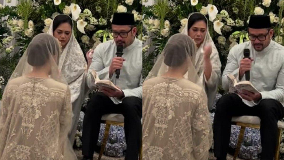 Tora Sudiro menangis melepas putrinya menikah