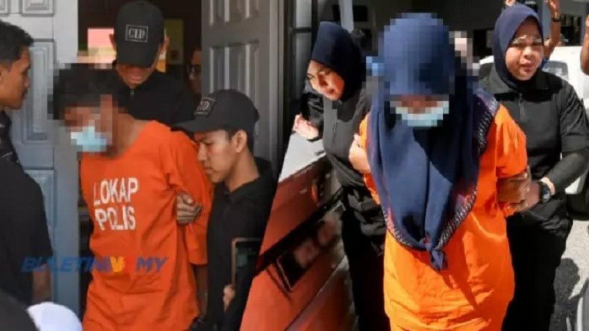 Tukang jahit tega tabrak bos jilbab, lalu tikam hingga tewas di selokan.