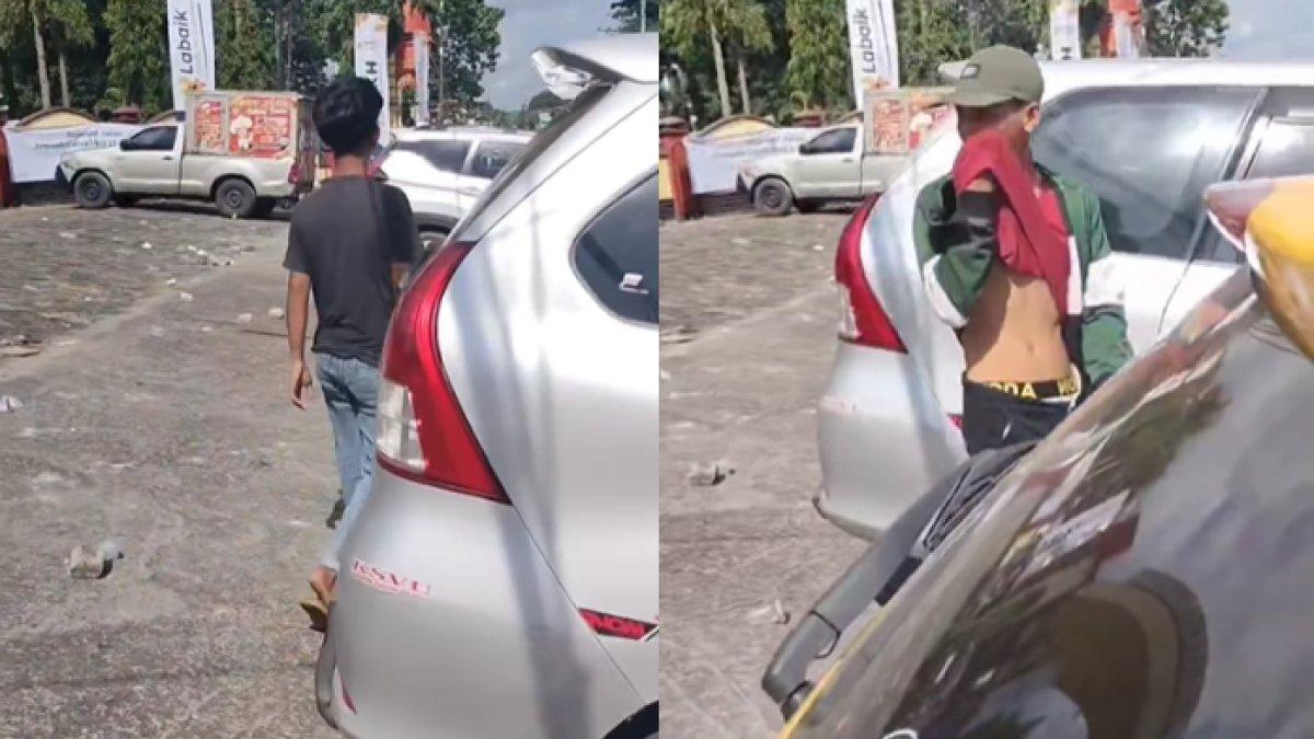 Tukang parkir getok harga Rp30 ribu di kawasan Asrama Haji Sudiang, Makassar, Sulsel