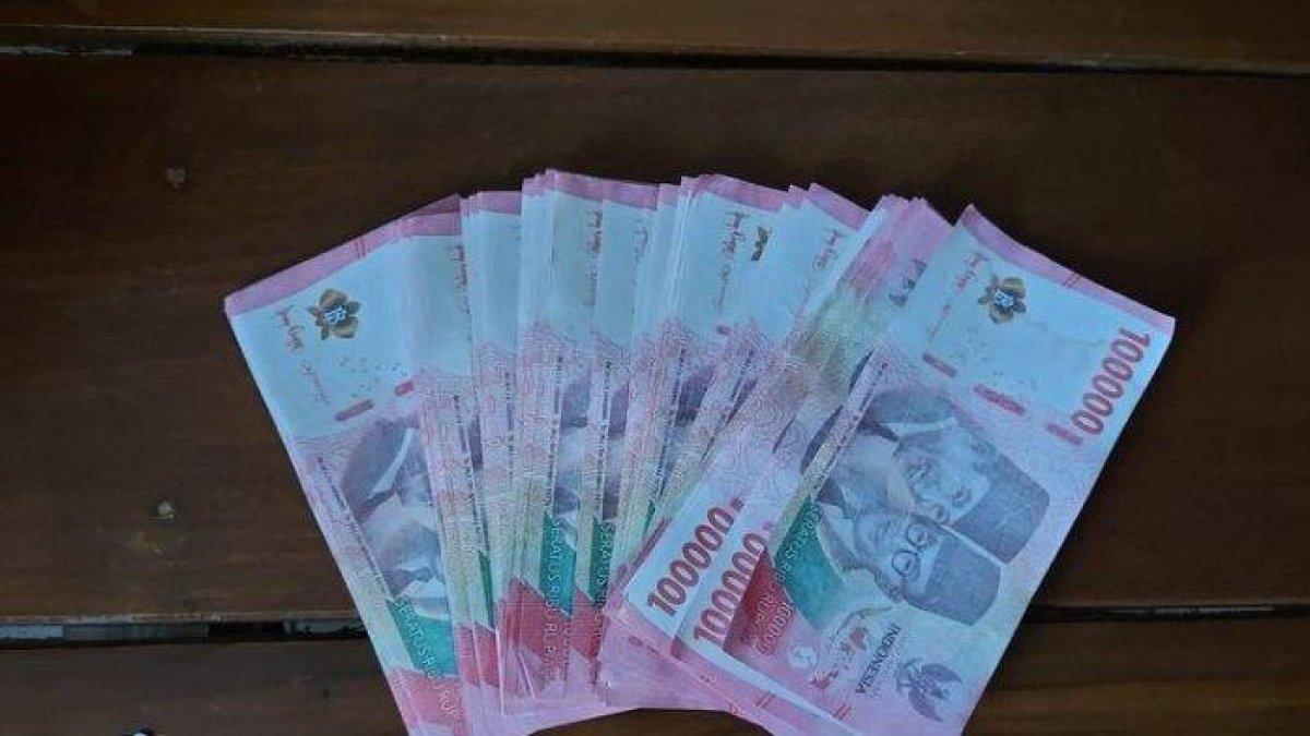 Uang mainan yang diamankan Polsek Pleret, Bantul