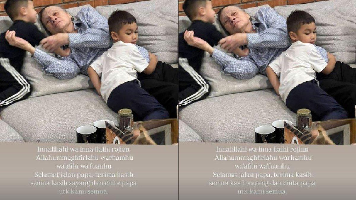 Ucapan duka Paula Verhoeven untuk ayah Baim Wong