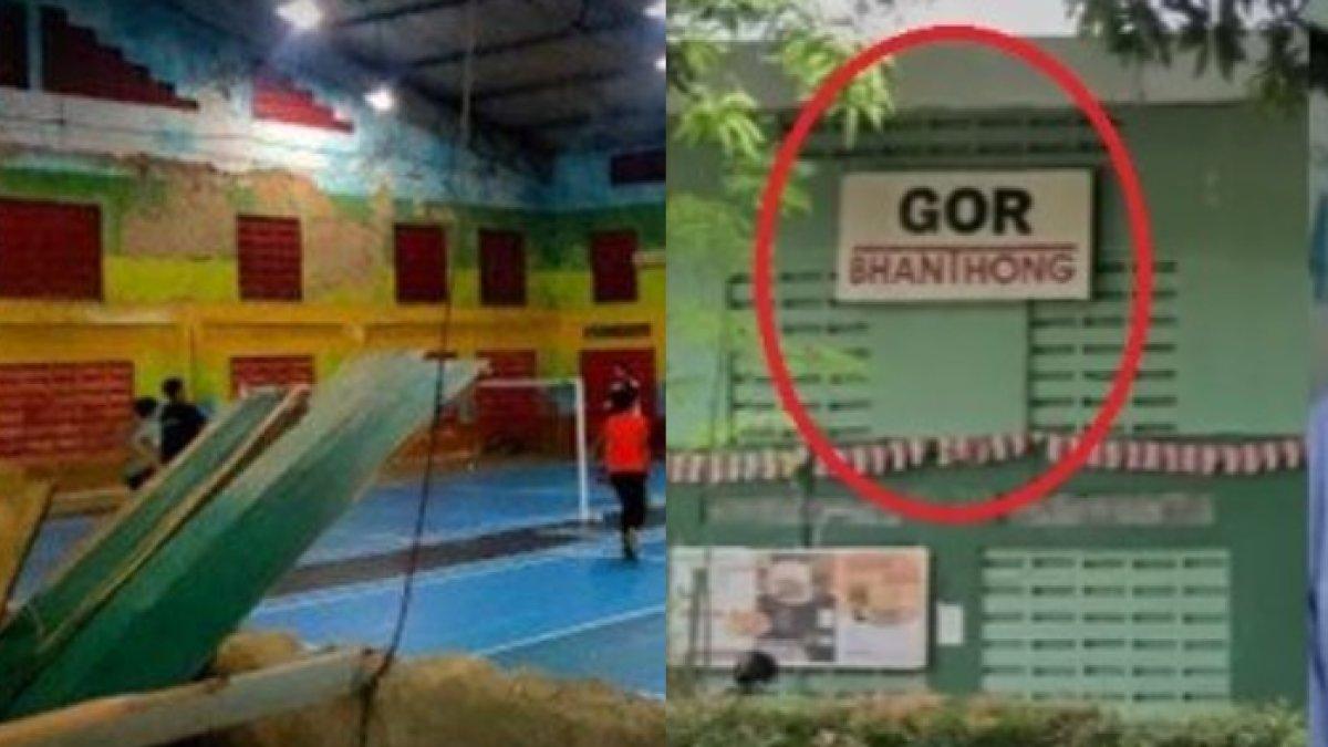 Udin Rodjudin memilik gelanggang olahraga (GOR) pribadi