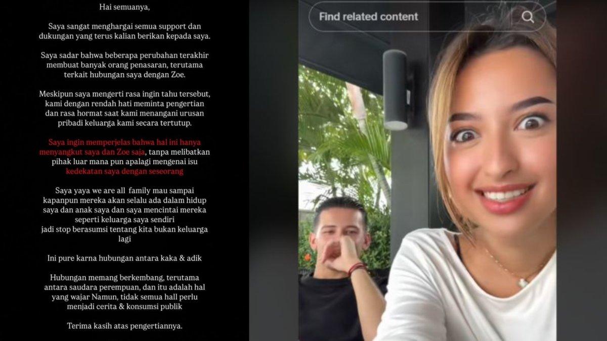 Unfollow IG adik Dali Wassink, Jennifer Coppen diduga tengah berseteru dengan sang ipar.