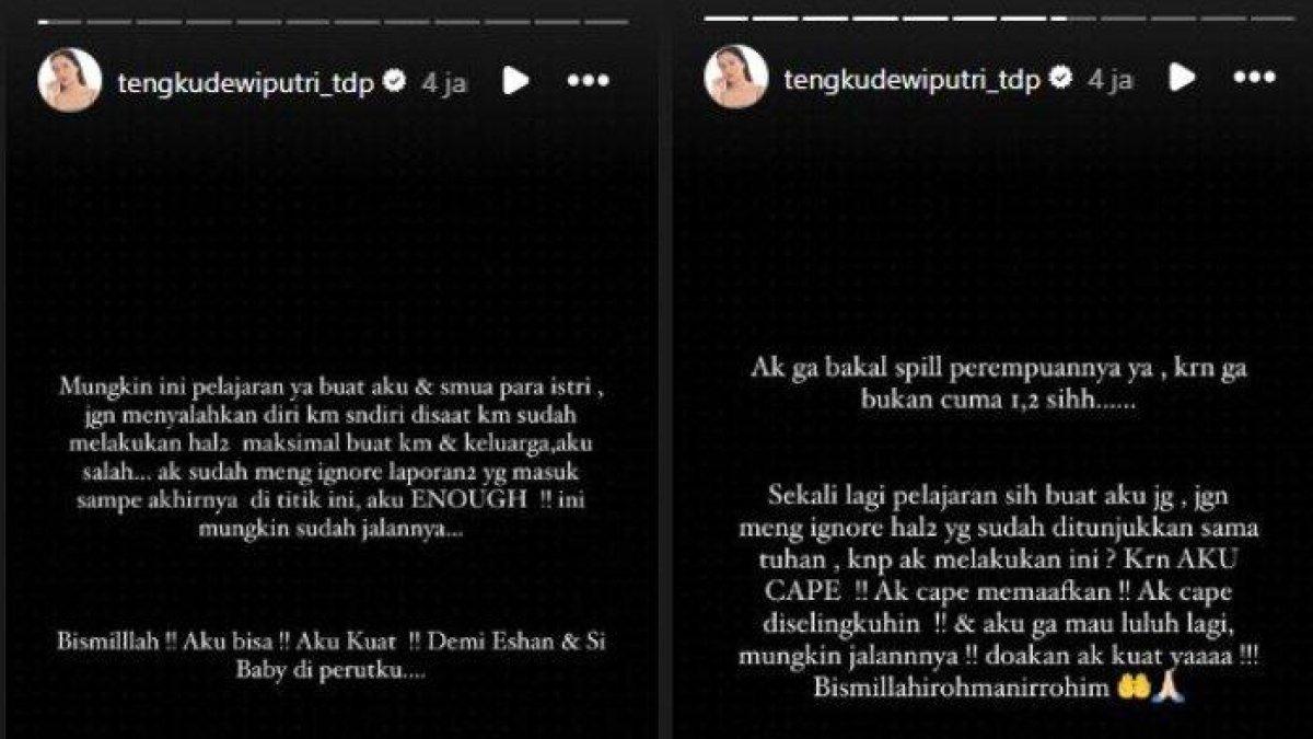 Viral isu perselingkuhan aktor Andrew Andika yang dibongkar sang istri, Tengku Dewi Putri. Sosok Tengku Dewi kini jadi sorotan lantaran pilu dikhianati suami saat tengah hamil tua.